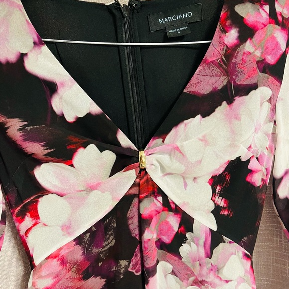 Marciano High Low Floral Fusion Dress - Picture 6 of 6